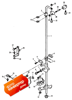 Towershaft And Throttle Linkage (90a, 92c) (Tower��� � ����������� ��������age (90a, 92c))