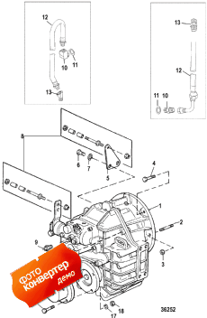 Transmission And Related Parts (inboard) (����������� � Related Parts (inboard))