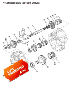 Transmission (direct Drive) (inboard) (����������� (direct Drive) (inboard))