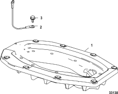 Transom Adaptor/sterndrive (827691a1) (Transom  / sterndrive (827691a1))