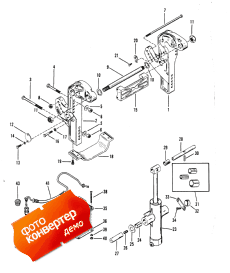 Transom Brackets And Trim Cylinder ( s   )