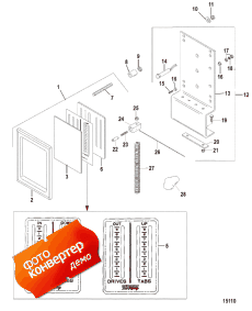 Trim Position Indicator (4 Cable) (Trim Position ��������� (4 ������))
