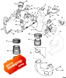 Turbo Charger / Exhaust Elbow (Turbo Charger / ������ Elbow)