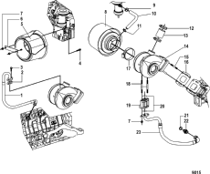 Turbocharger And Air Filter Assembly (Turbocharger � ��������� ������ Assembly)