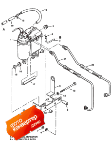 Vapor Separator Tank And Fuel Lines (�������������� Tank � �������������)