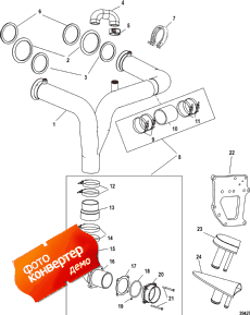 X-haust Tailpipe Kit, Close Couple-port (X-haust Tail Kit, Close Cole-port)