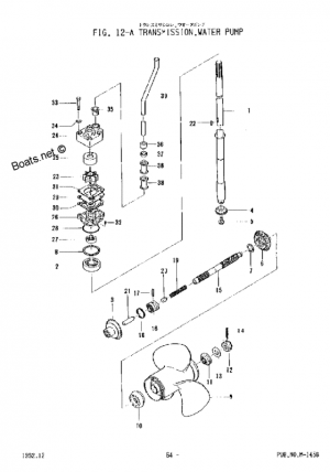 Transmission,   <br /> Transmission, water pump