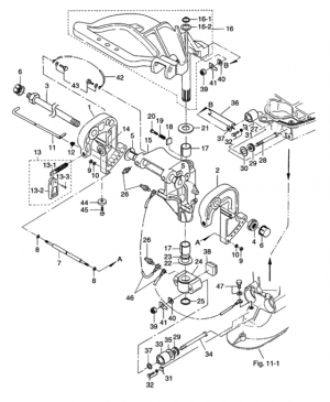 Bracket (for serial # : 25c2 #42833~ / 30a3 #31959~) <br />  ( serial # : 25c2 #42833~ / 30a3 #31959~)