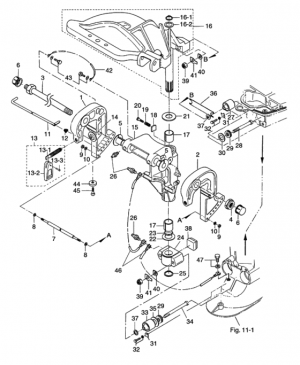  (for serial # : 25c2 #42833~ / 30a3 #31959~) <br /> Bracket (for serial # : 25c2 #42833~ / 30a3 #31959~)