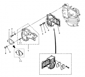 Inlet - reed valve <br />  -  