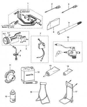   (v) /  (2) <br /> Optional parts (v) - accessories (2)