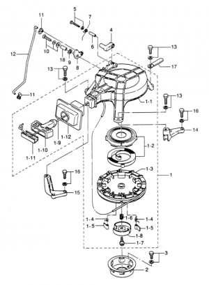 Recoil starter & starter lock <br />   &  