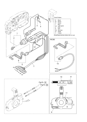 Fig-19    ( ) <br /> Fig-19 Component Parts Of Remote Control (electric Parts)