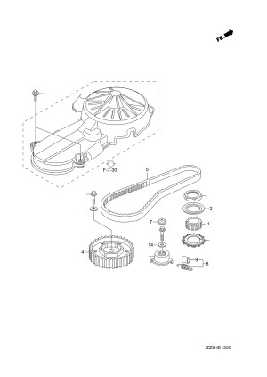 E-13 Timing Belt <br /> E-13  