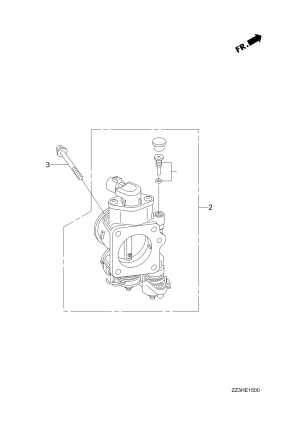 E-15  BODY <br /> E-15 Throttle Body