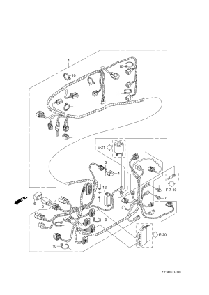 F-07 WIRE HARNESS <br /> F-07 Wire Harness