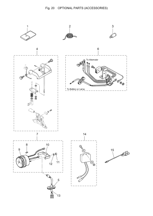 Fig-20     <br /> Fig-20 Optional Parts (accessories)