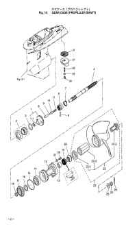    (  ) <br /> Gear Case (Propeller Shaft)