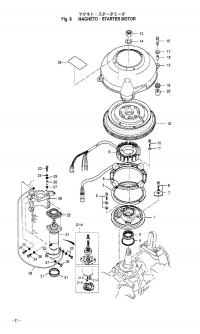 Magneto Starter Motor <br />   