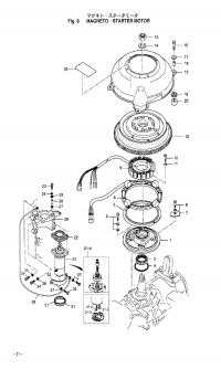 ,   <br /> Magneto Starter Motor