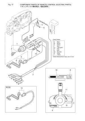 Fig.18    ( ) <br /> Fig.18 Component Parts Of Remote Control (electric Parts)