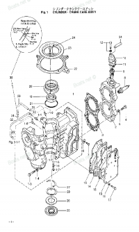 ,   .  <br /> Cylinder, Crank Case Assy