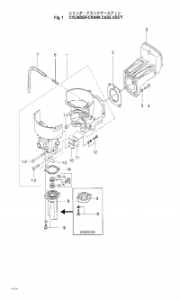 ,   .  <br /> Cylinder, Crank Case Assy