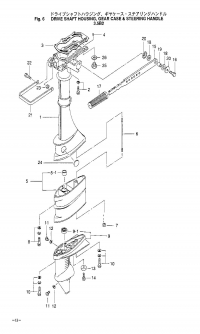 Drive Shaft Housing, Gear Case, Steering Handle <br />    / , 
