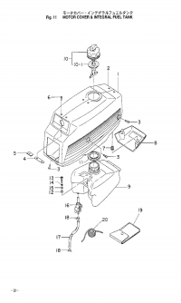  ,     <br /> Motor Cover, Fuel Tank Integral