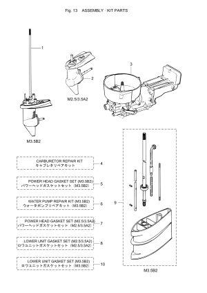 Fig.13     <br /> Fig.13 Assembly / Kit Parts