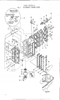 ,   .  <br /> Cylinder, Crank Case Assy