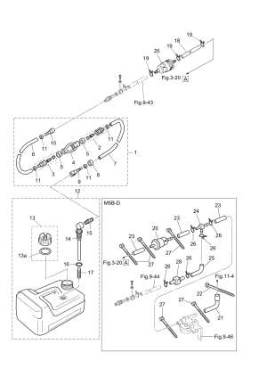 Fig.12    /   M5B-D / M5B-S <br /> Fig.12 Separate Fuel Tank / Dual Fuel M5b-d / M5b-s