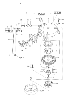 Fig.04   /   <br /> Fig.04 Recoil Starter / Starter Lock