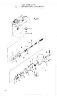    (  ) <br /> Gear Case (Propeller Shaft)