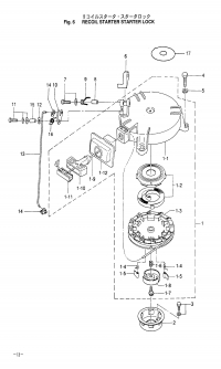   /    <br /> Recoil Starter / Starter Lock