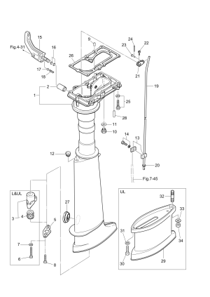 Fig.06    /  <br /> Fig.06 Drive Shaft Housing / Shift