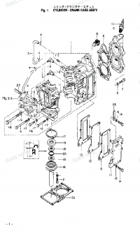 Cylinder, Crank Case Assy <br /> ,  Case  