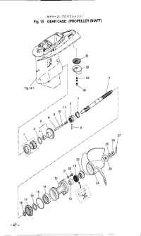 Gear Case (Propeller Shaft) <br />    (  )