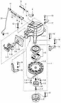   /    <br /> Recoil Starter / Starter Lock