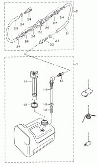       <br /> Separate Fuel Tank