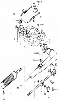 Tiller Handle Mf/ef  <br />  Mf / ef 