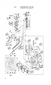 Vapor Separator & Fuel Line <br />  & Fuel Line