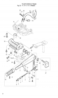   <br /> Tiller Handle