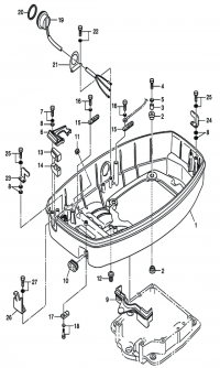 Motor Cover Lower <br />   