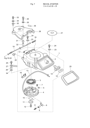 Fig.07   <br /> Fig.07 Recoil Starter