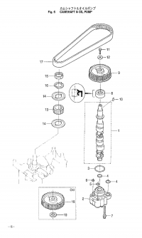      <br /> Camshaft, Oil Pump