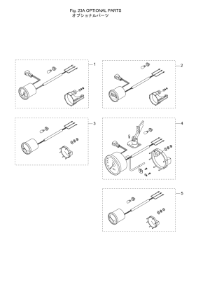 Fig.23a OPTIONAL PARTS (2) <br /> Fig.23a Optional Parts (2)