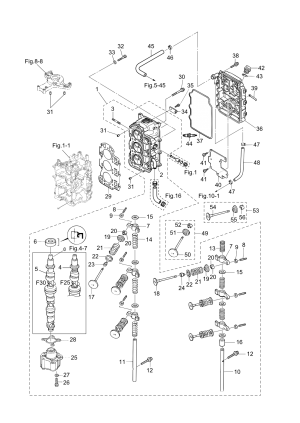 Fig.03 Cylinder Head / Oil Pump <br /> Fig.03    /  