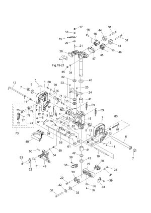 Fig.13 Bracket (manual Tilt) <br /> Fig.13  ( Tilt)