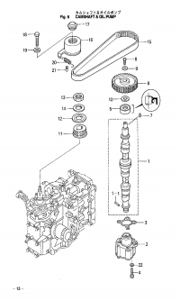      <br /> Camshaft, Oil Pump